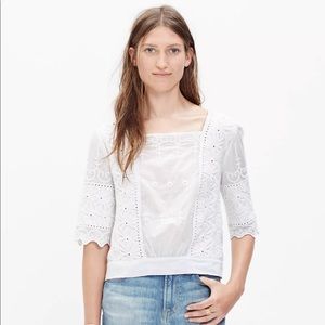 Madewell Embroidered Foretell Top